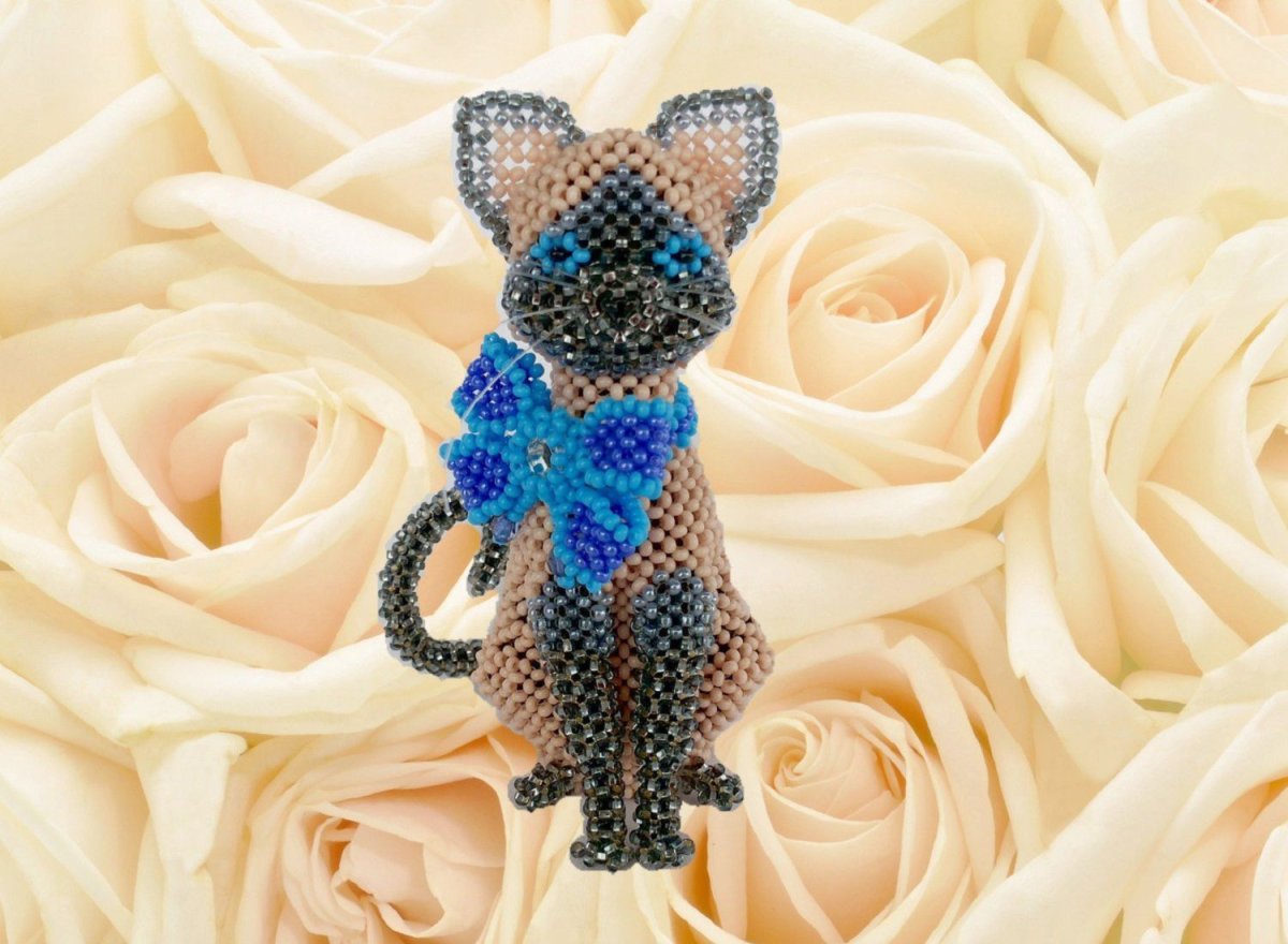 Бисер котик