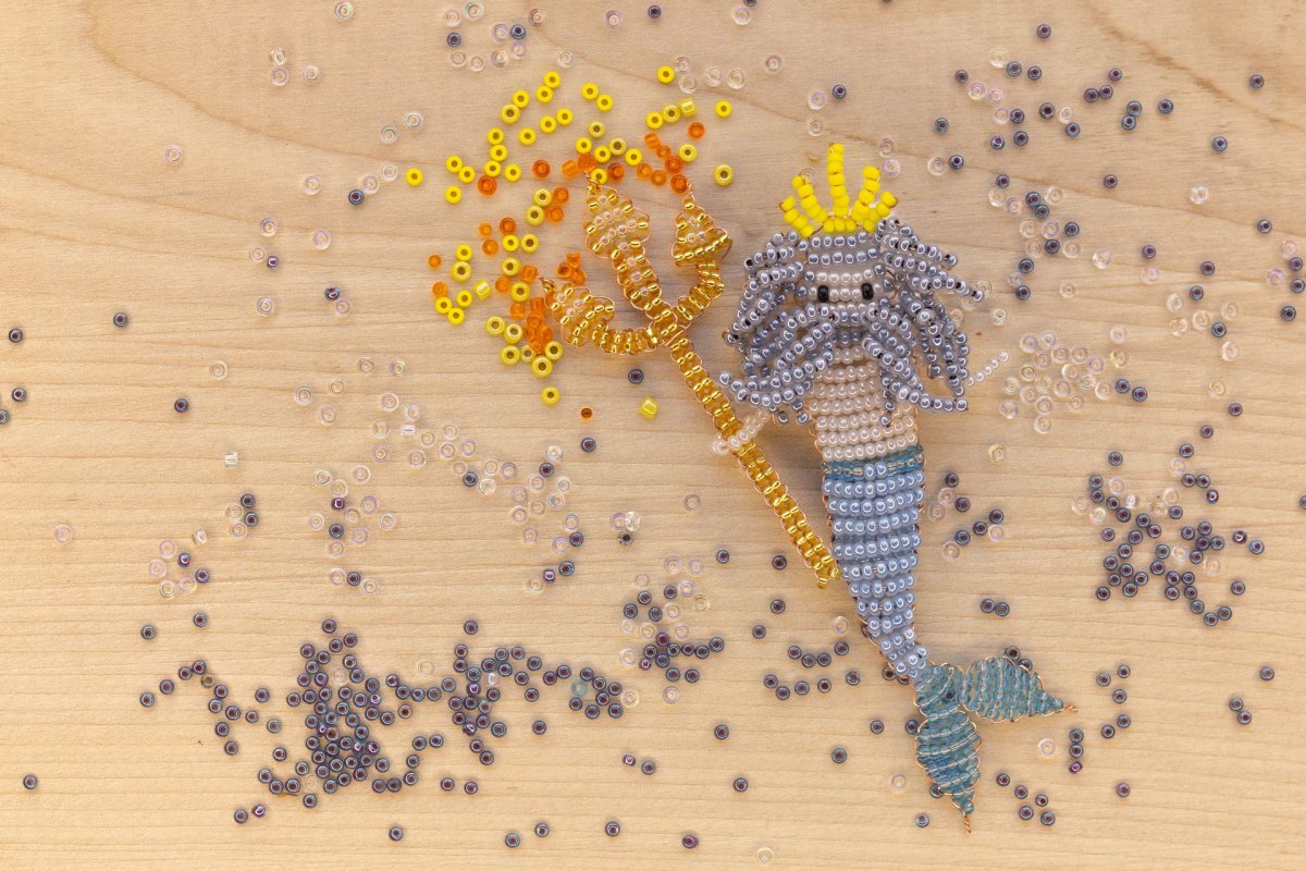 Русалка из бисера