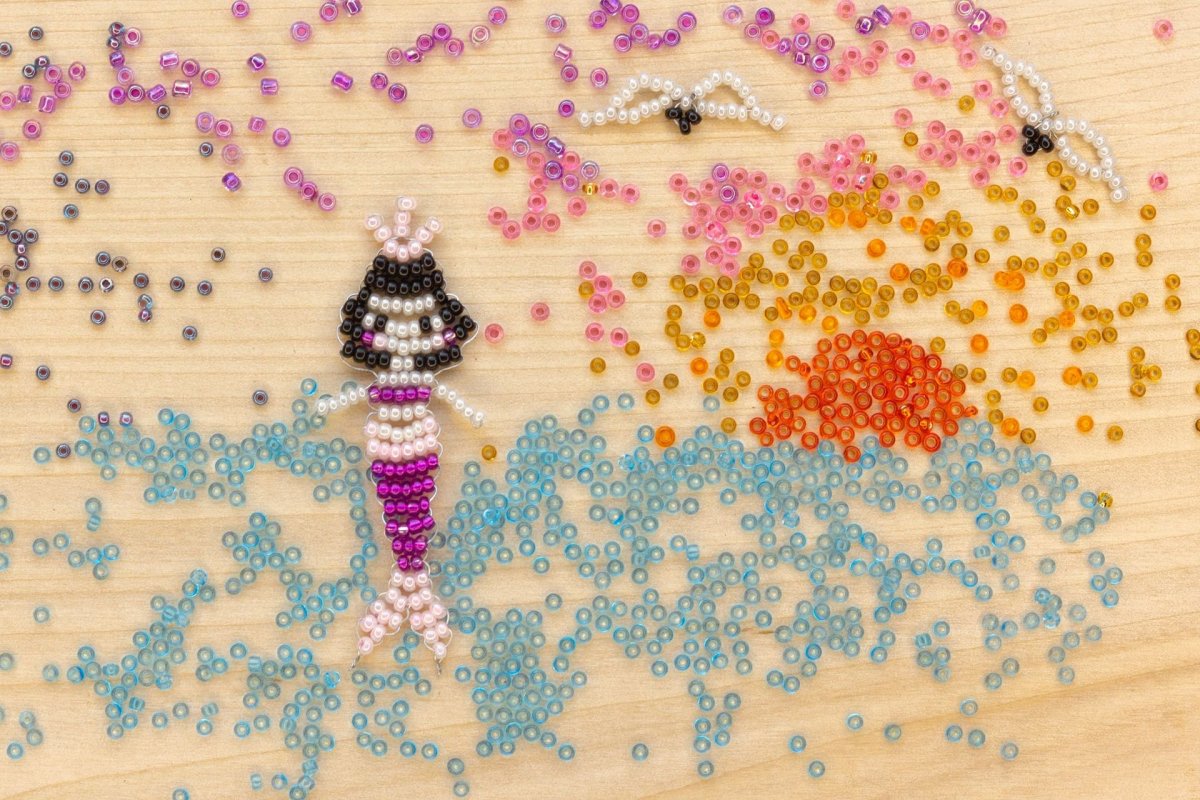 Русалка из бисера для начинающих