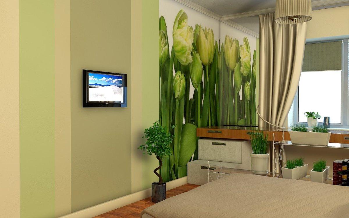 Фотообои тюльпаны