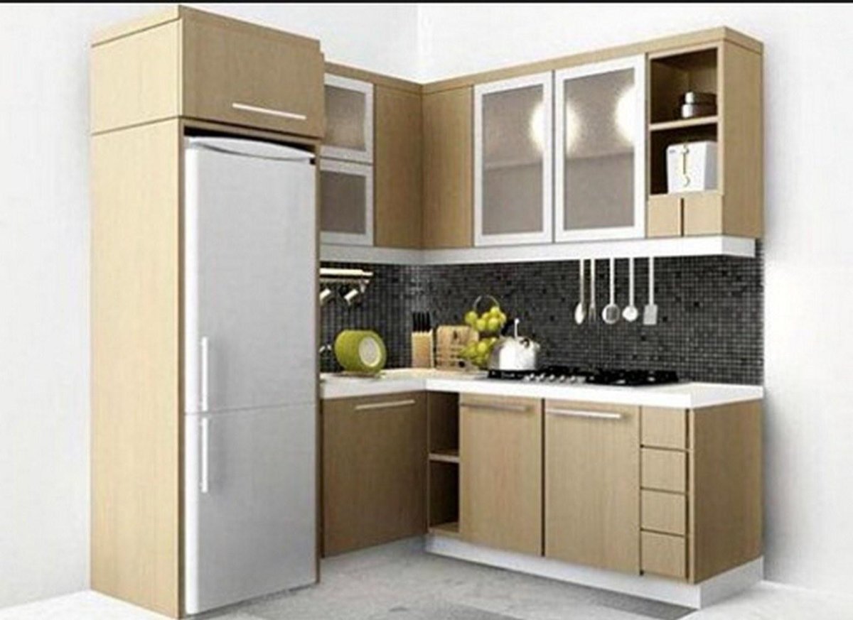 Угловая мини кухня