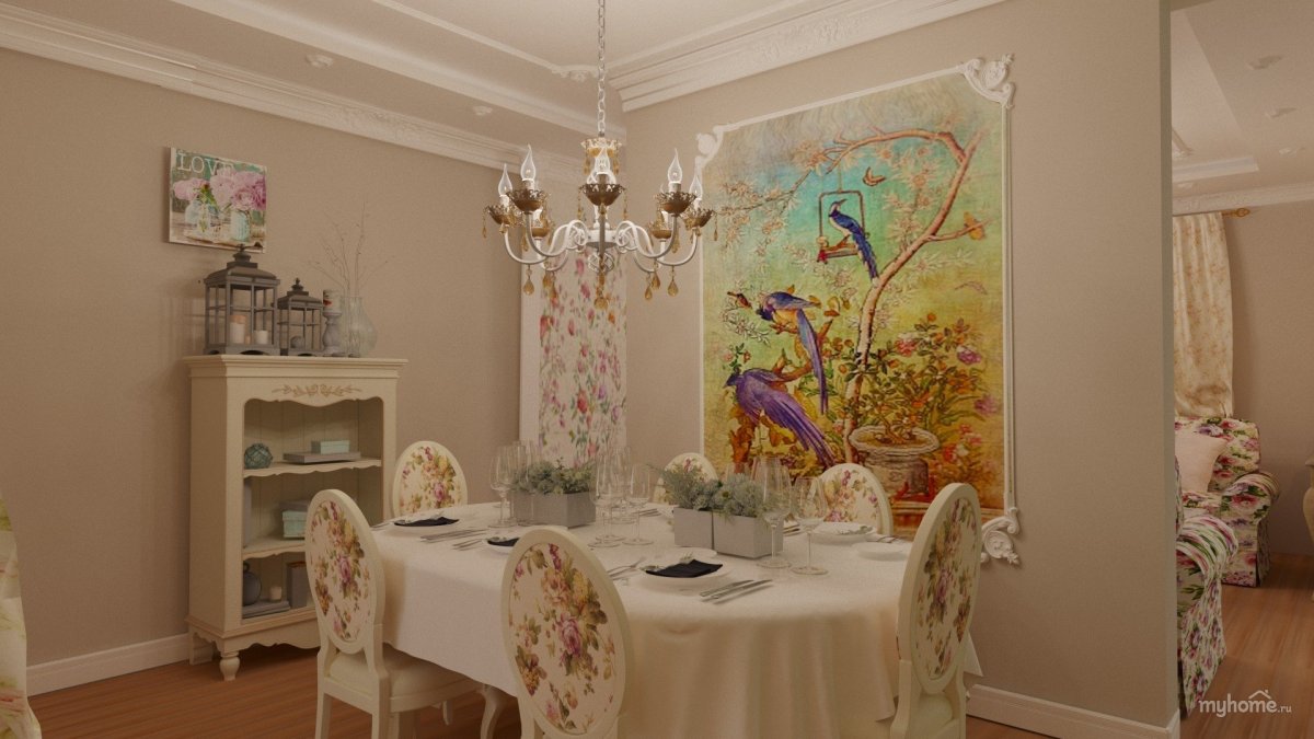 Фрески в интерьере