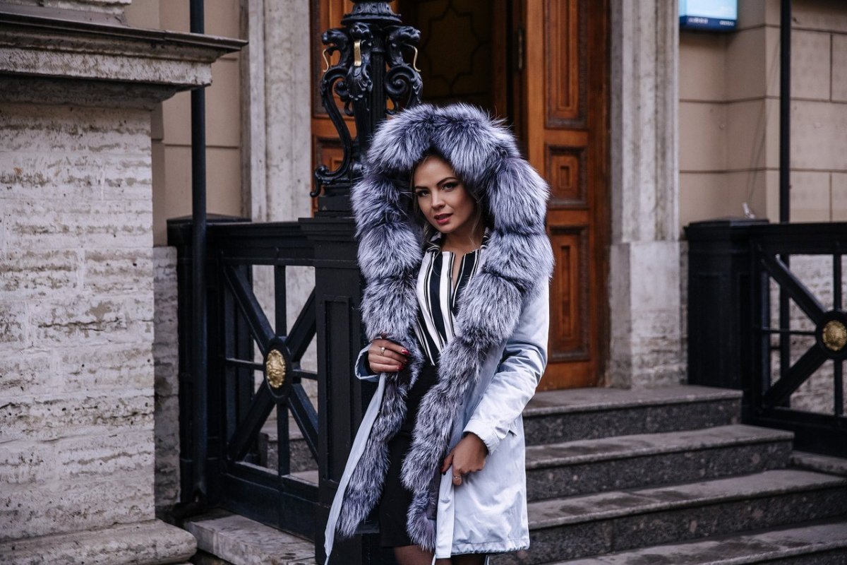 Vivi Milano парка чернобурка