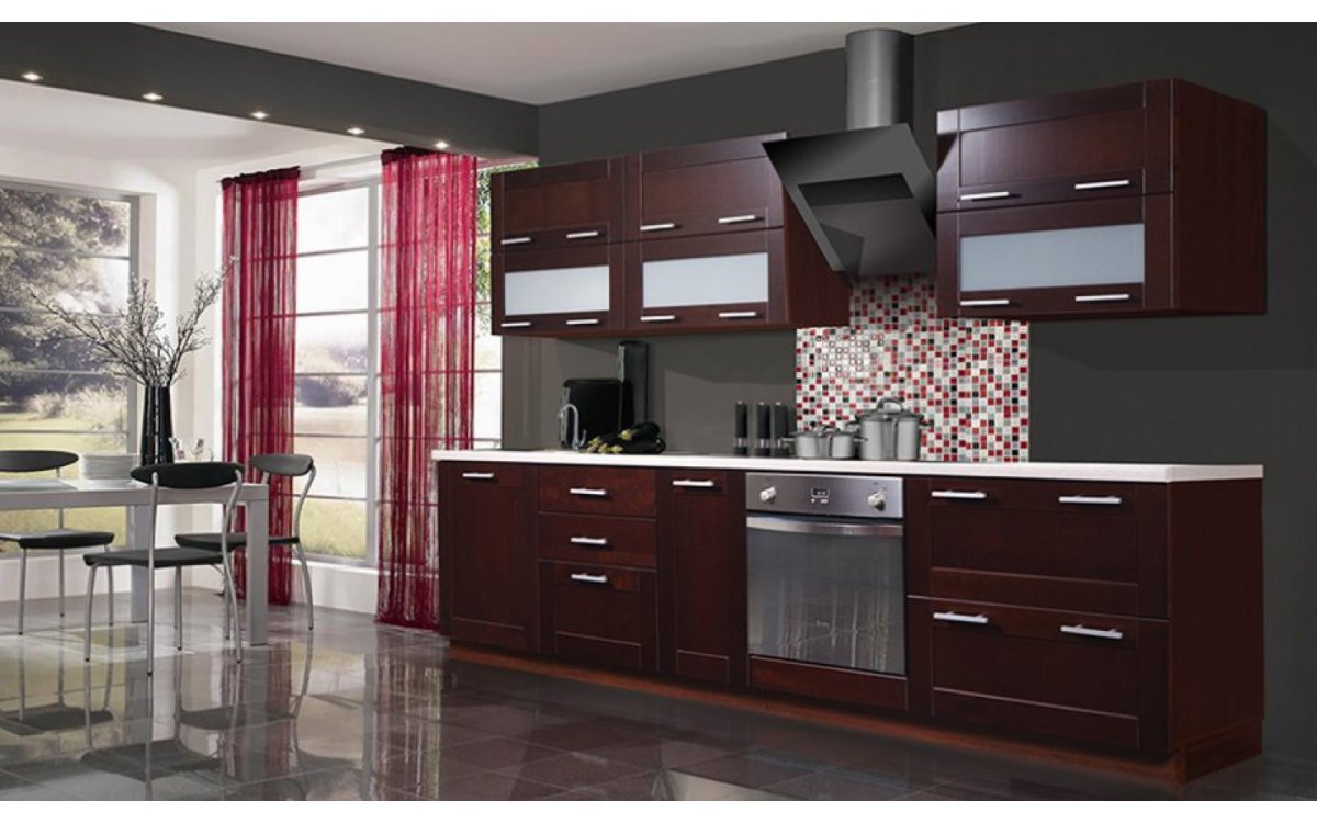 Кухня марсала от Пинскдрев