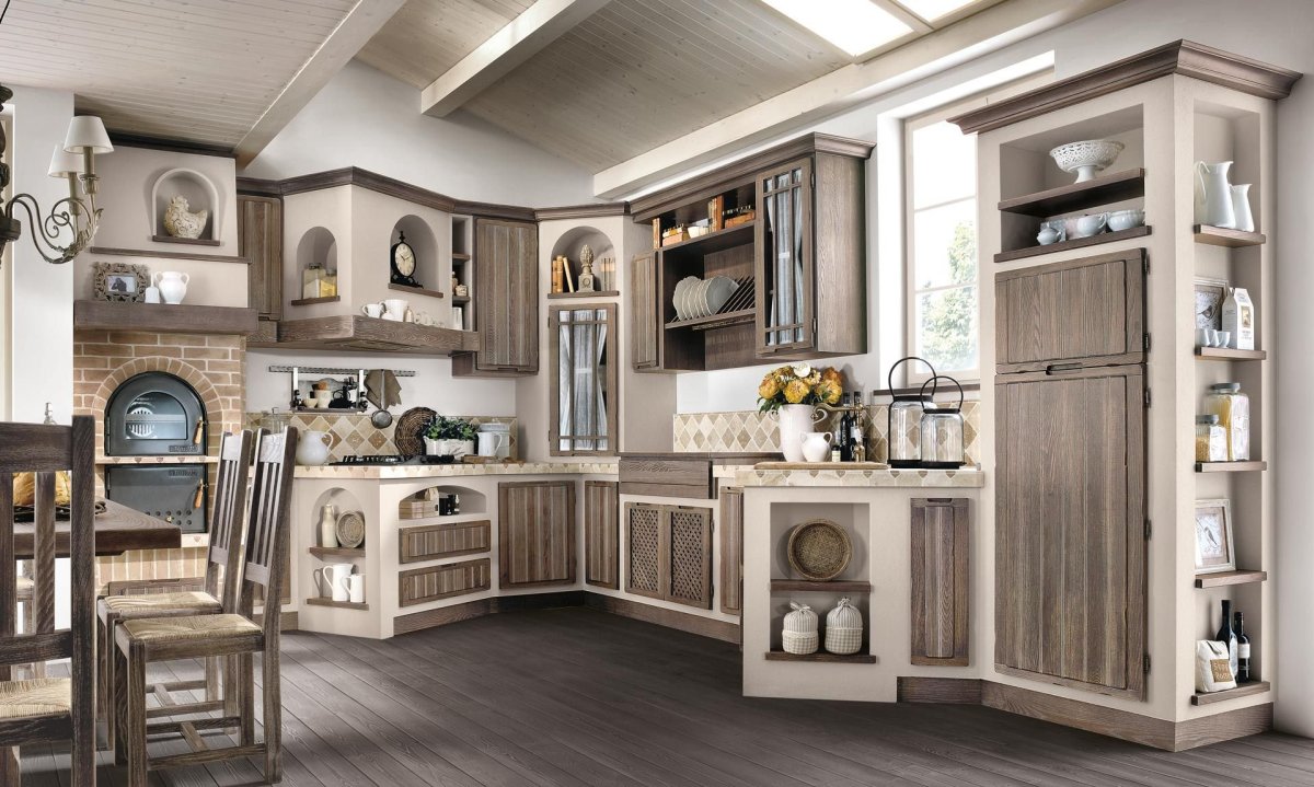 Кухня в стиле Кантри Прованс хофф