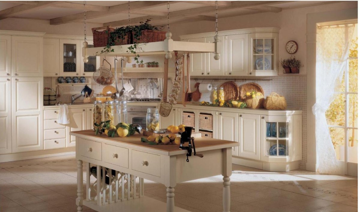 Дизайн кухни колорит