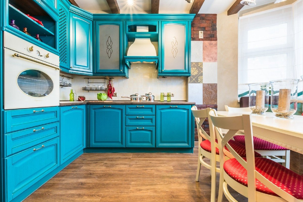 Бирюзовая кухня