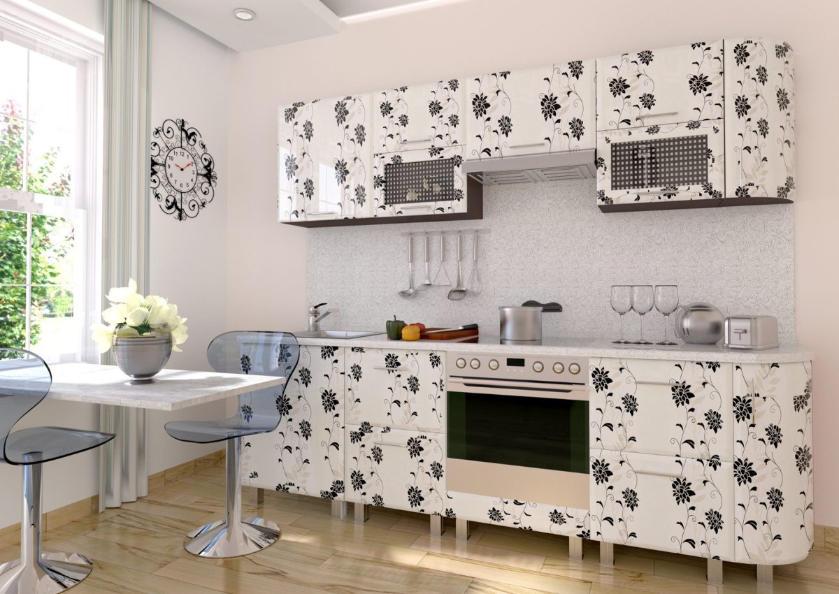 Кухня Азалия белая