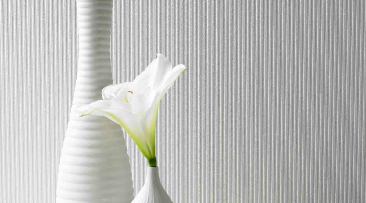 Стеклообои бамбук в интерьере