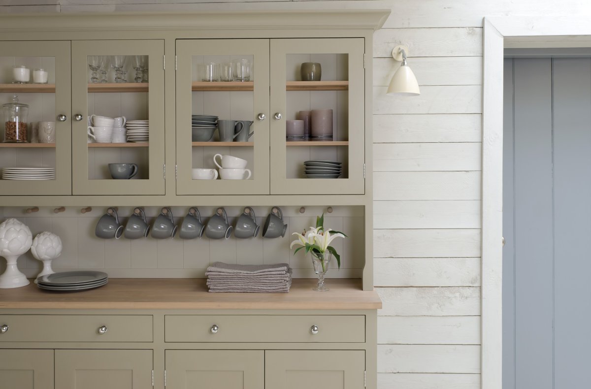 Кухни шкафы Верхние сервантом