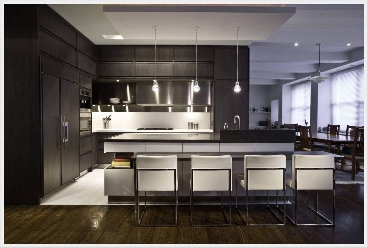 Кухня дорогая современная