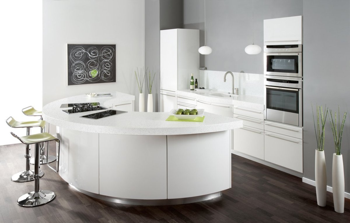 Круглые кухонные гарнитуры