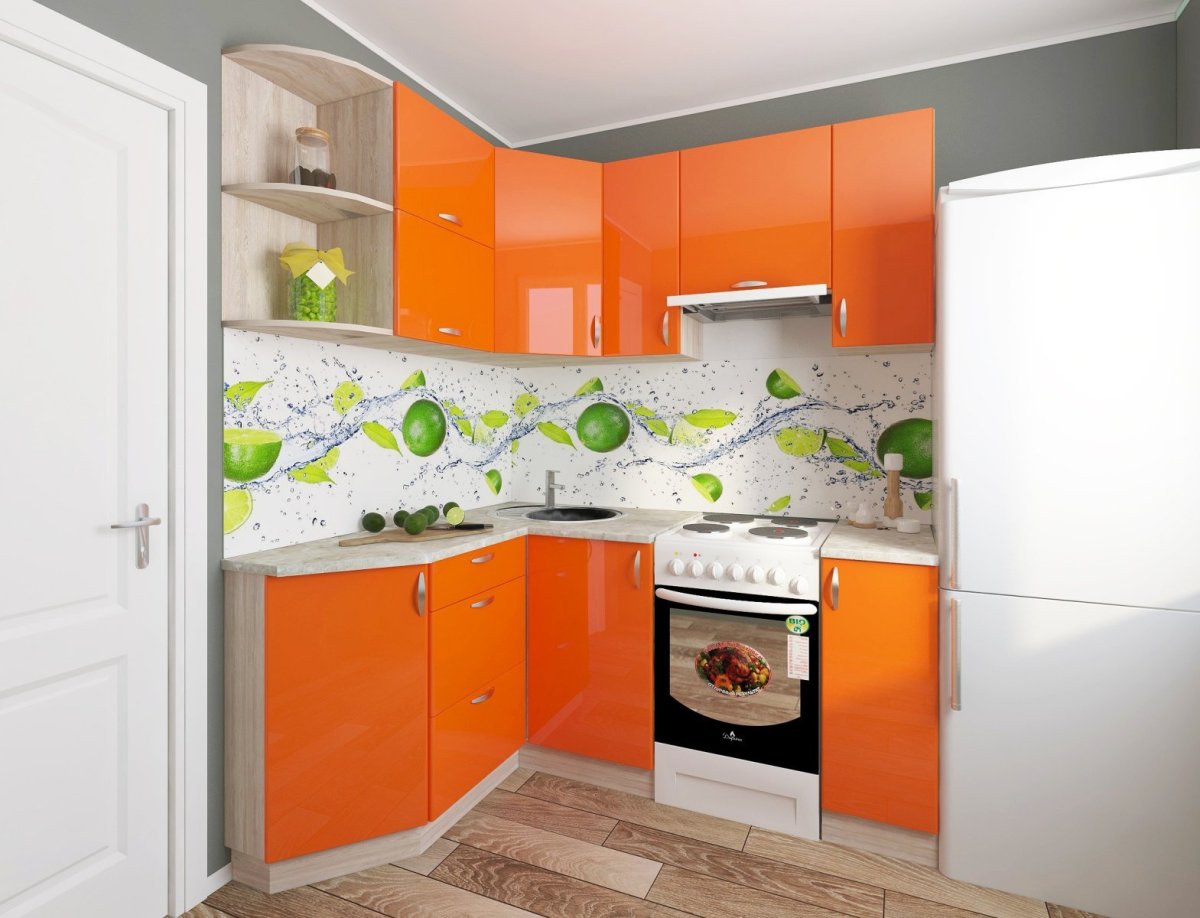 Кухонные гарнитуры для маленькой кухни