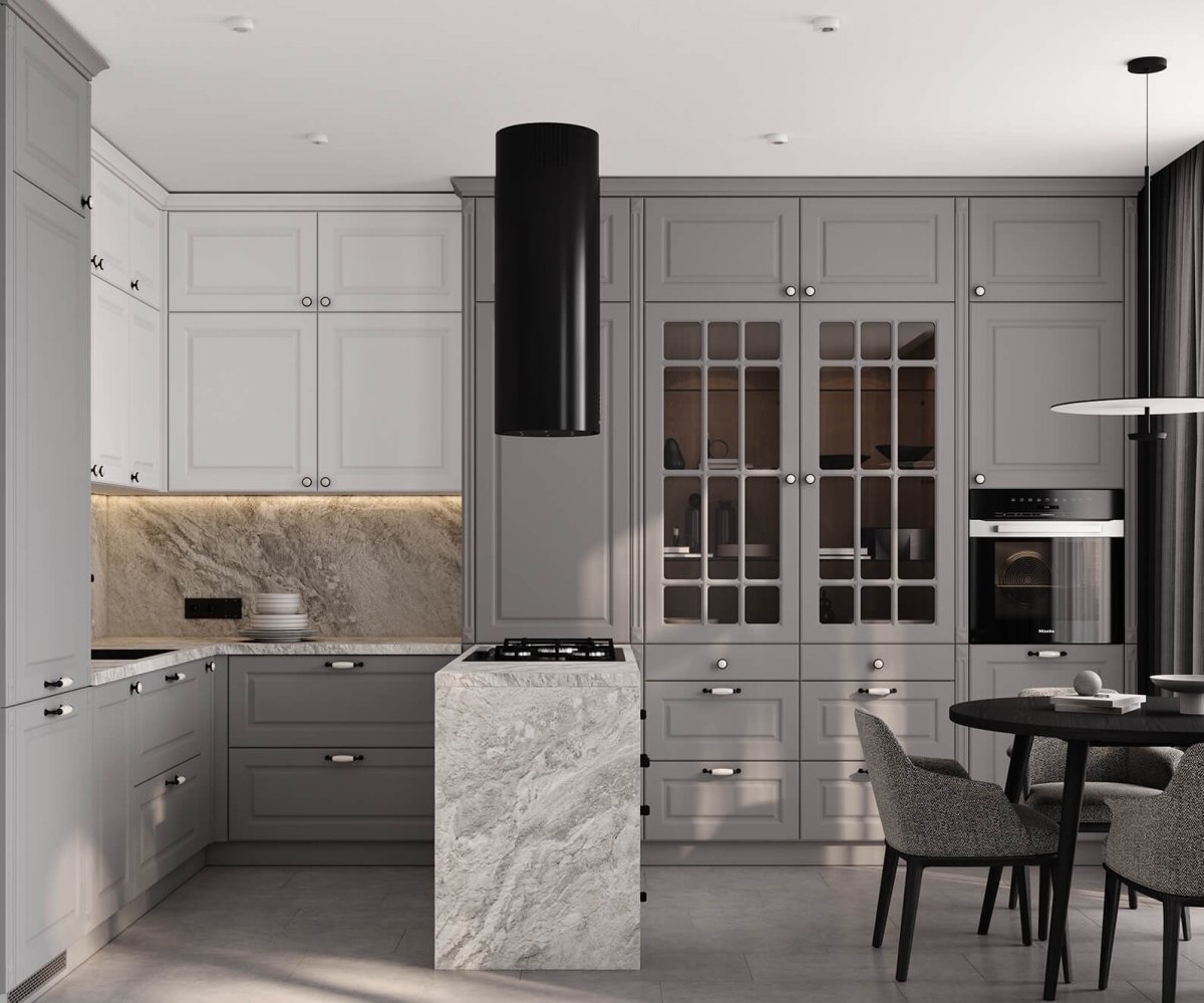 Фасады для кухни МДФ радиусы