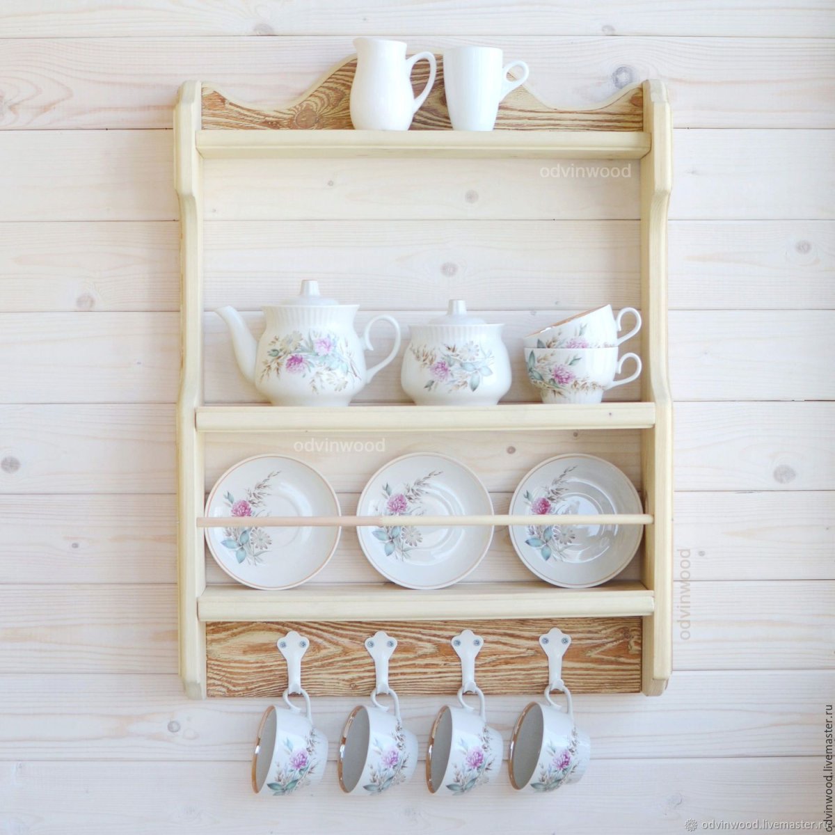 Полки для тарелок открытые