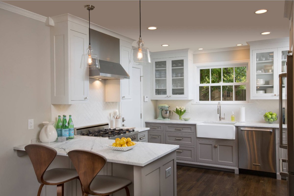 П-образная кухня икеа