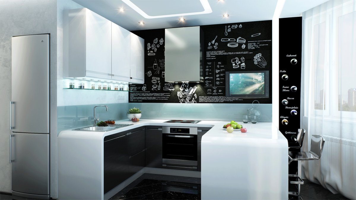 Стильные кухни п 44