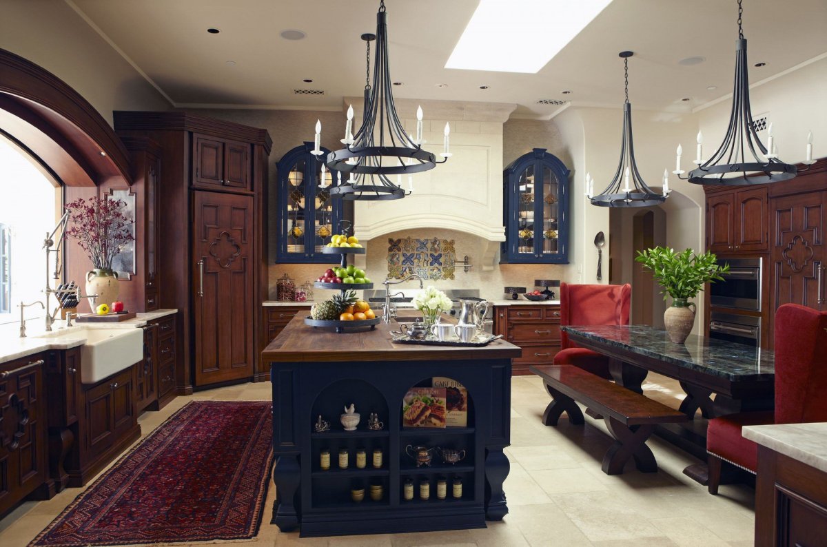 Стиль неоготика в интерьере кухни