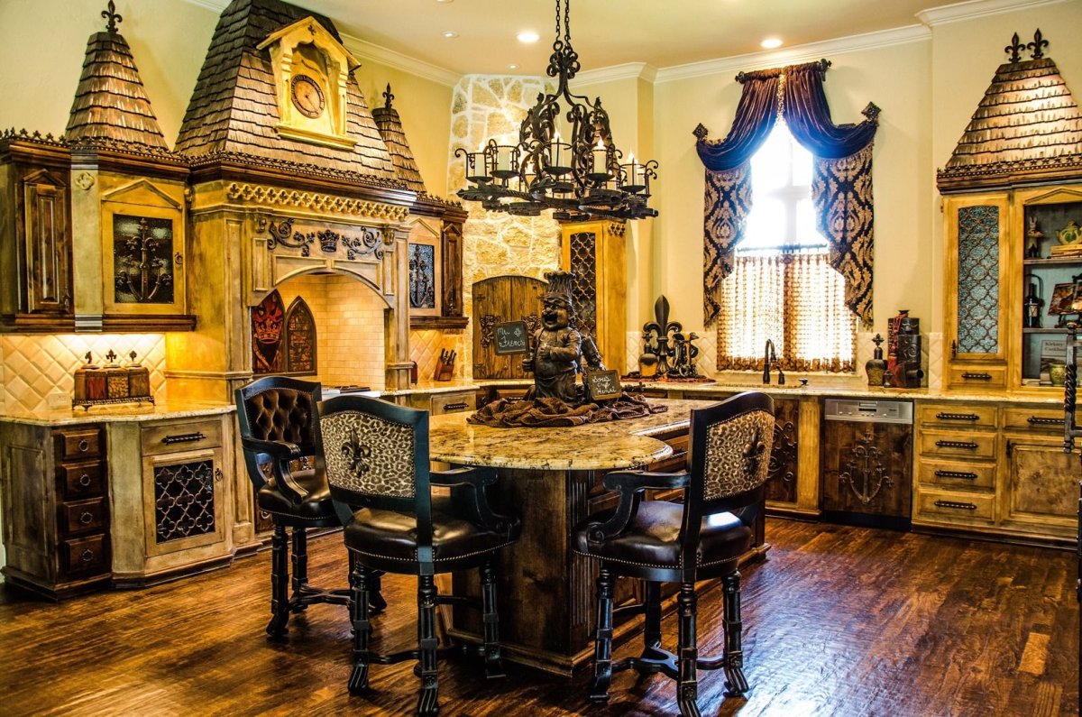 Кухня в готическом стиле