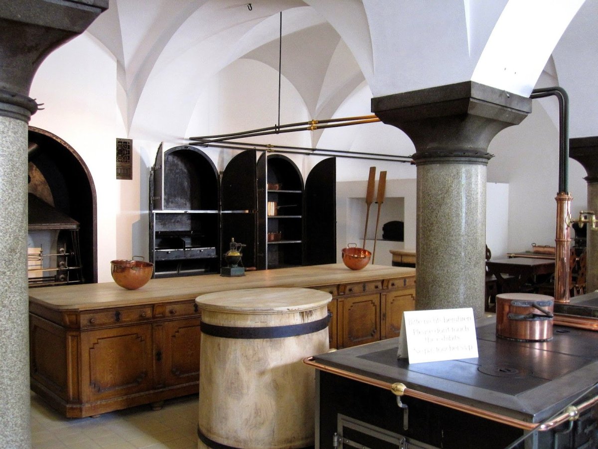 Кухня в замке Нойшванштайн