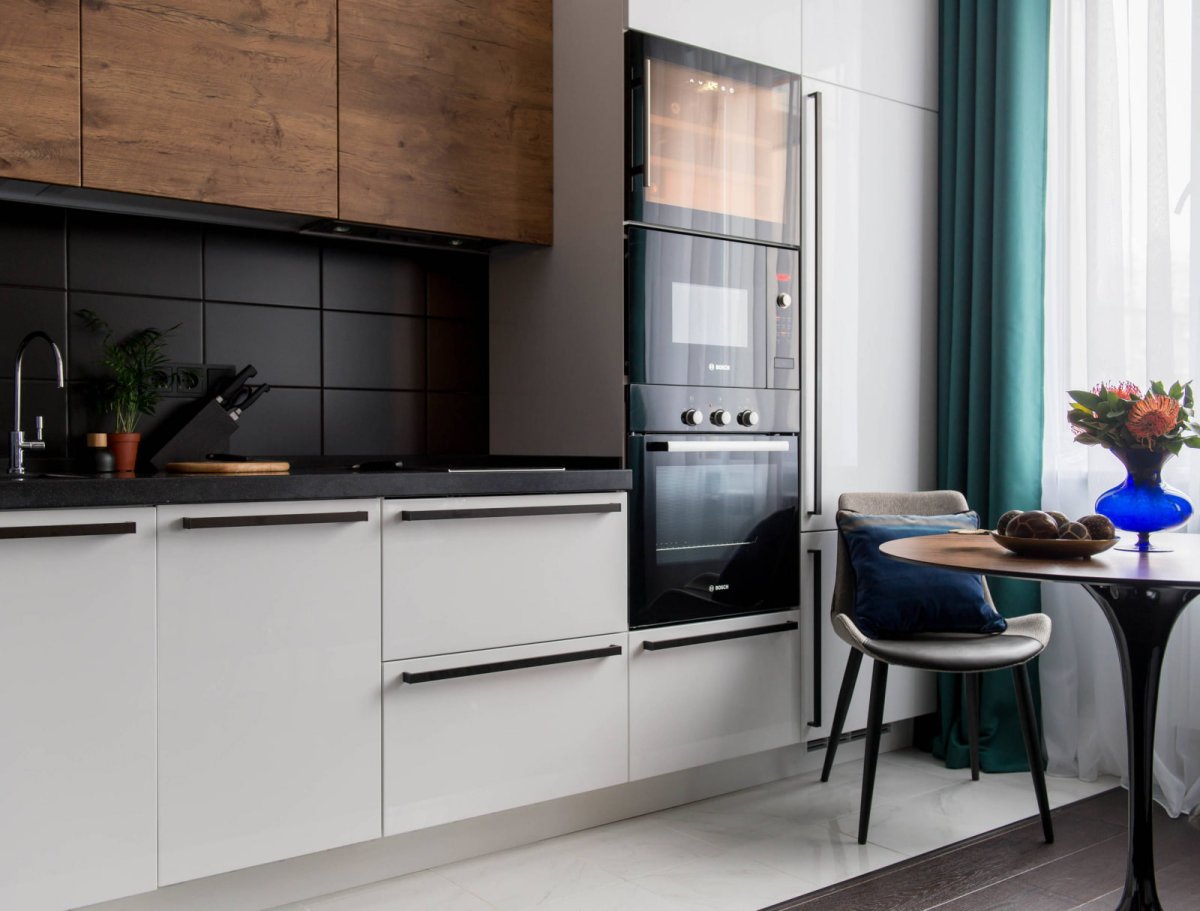 Buder чорный закрытый установит в кухня