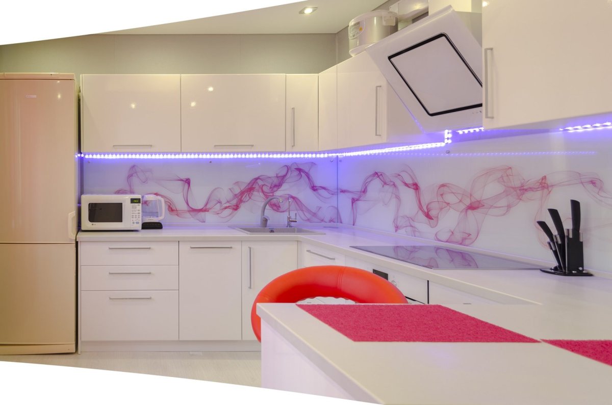 Кухонные фартуки для кухни абстракция