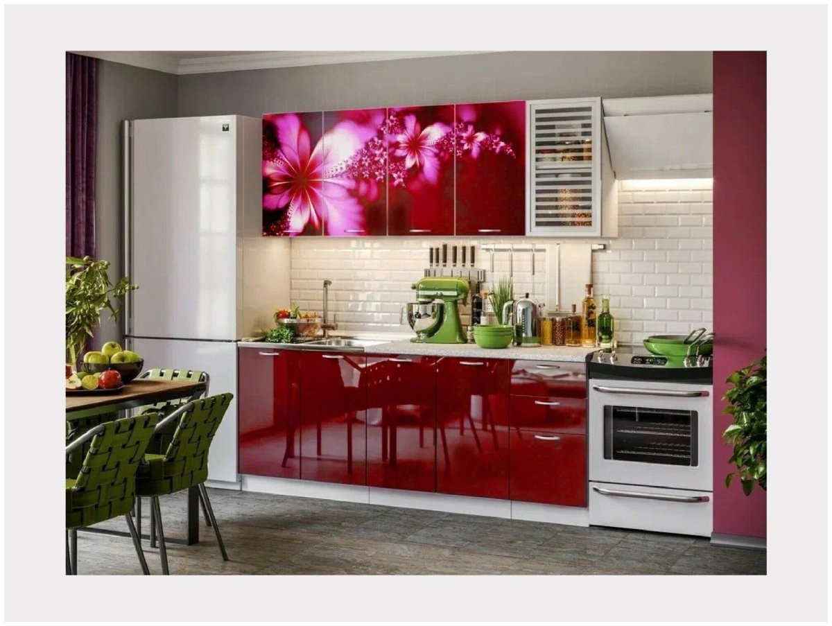 Кухня "контемп принт комфорт" 1,6 м (Виола Нео)