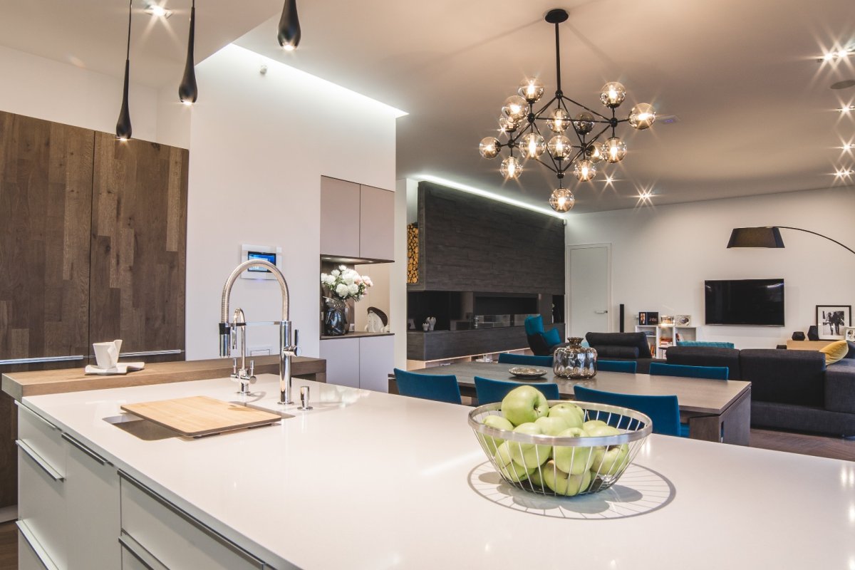 Тенденции в освещении кухни