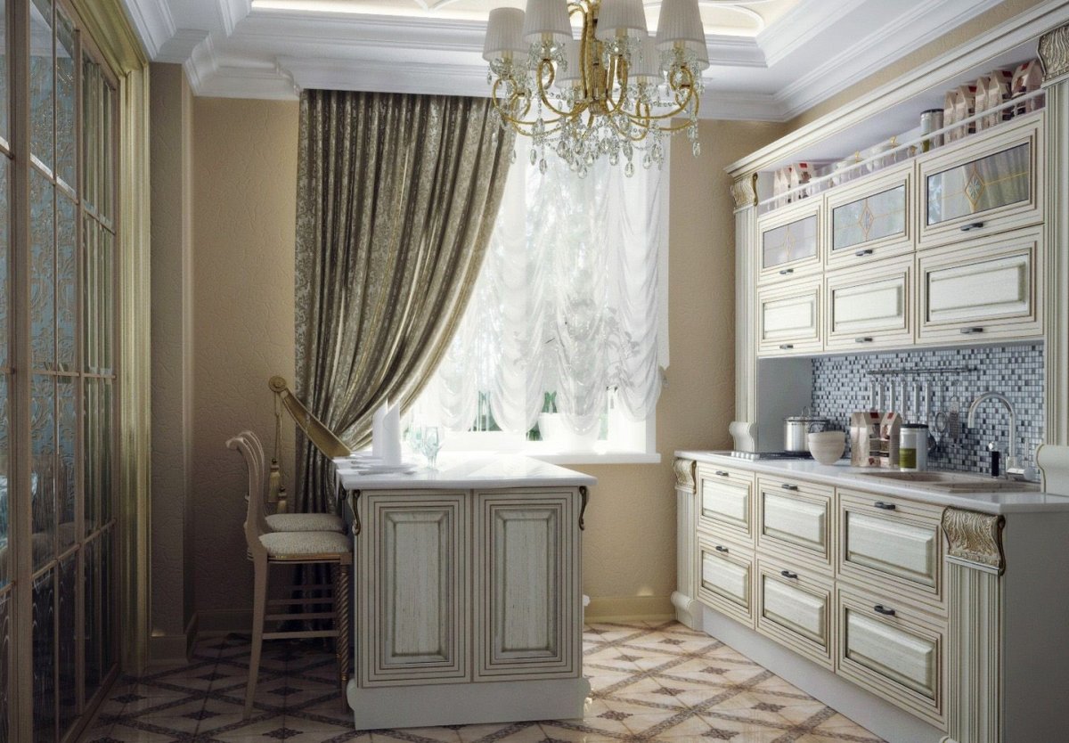 Кухня в стиле Ампир