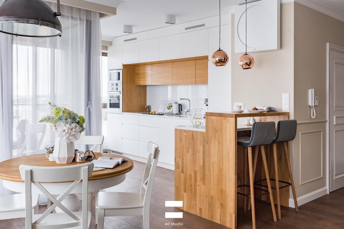 Контемпорари стиль в интерьере кухни