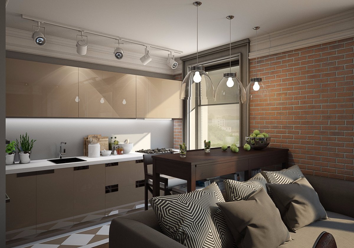 Квартира студия для холостяка