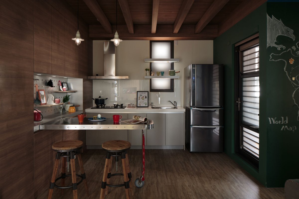 Кухня холостяка интерьер