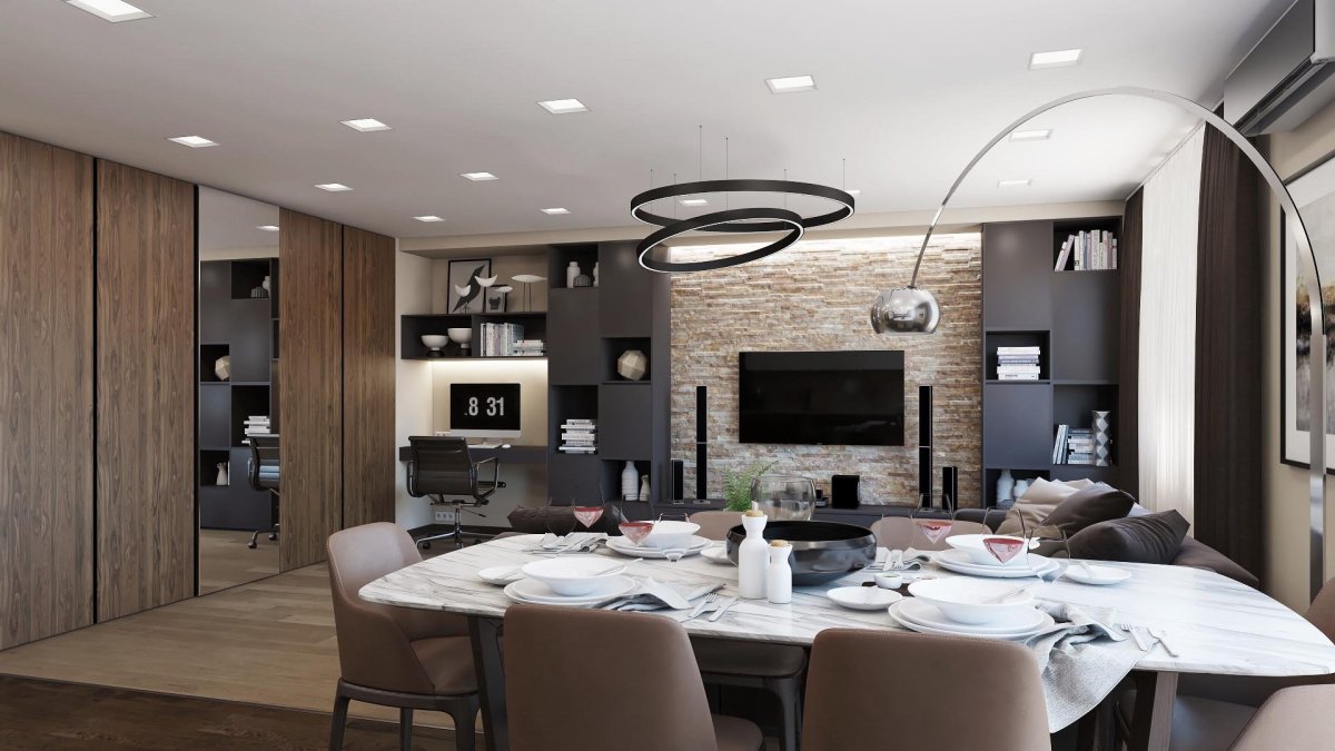 Гостиная холостяка