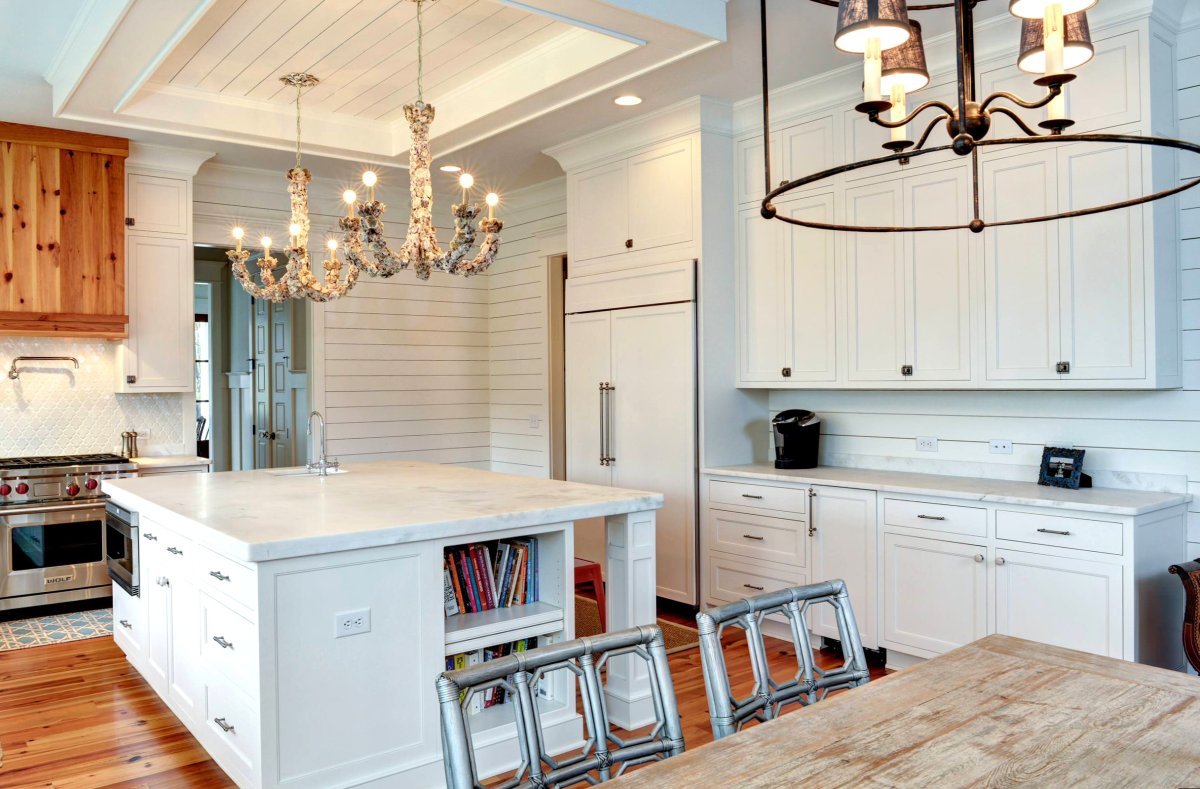 Вагонка на кухне