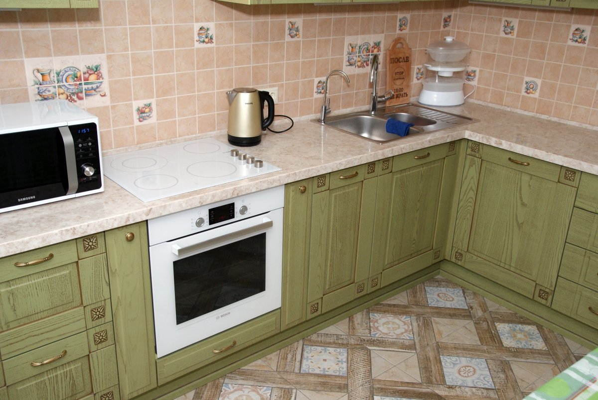 Кухни Zetta модель олива Верде