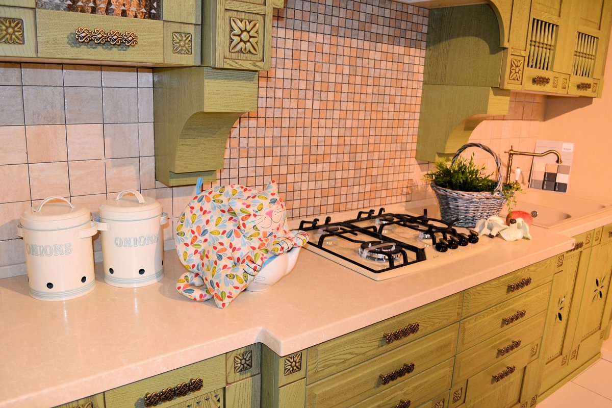 Кухня Флореале Верде полочка