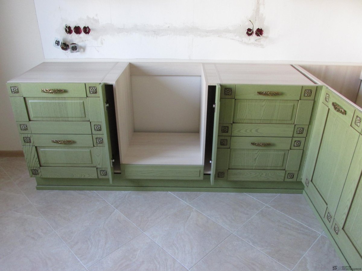 Кухня Флореале Верде полочка