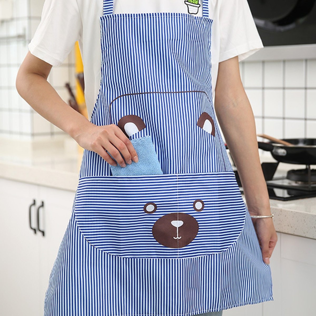 Wahl logo Aprons Pocket фартук с лапами с розовыми лапками