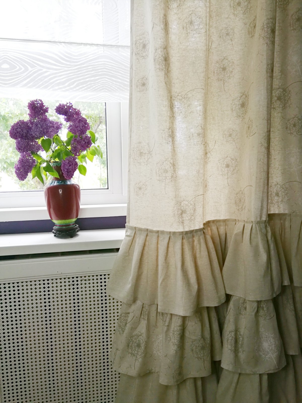 Льняные шторы