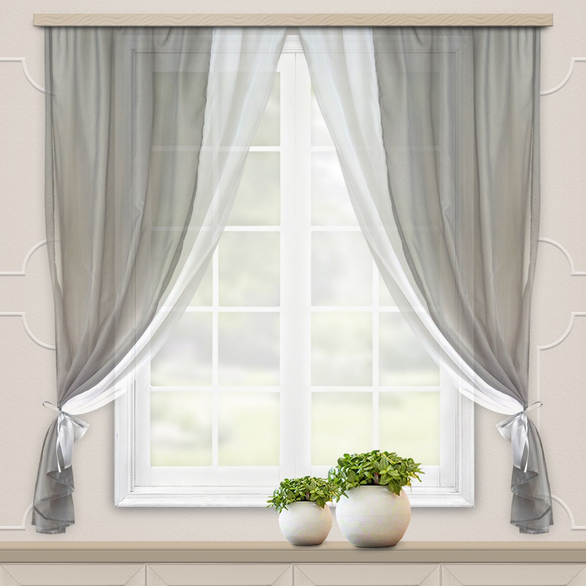 Ламбрекены Kauffort Kitchen d на тесьме 48 см