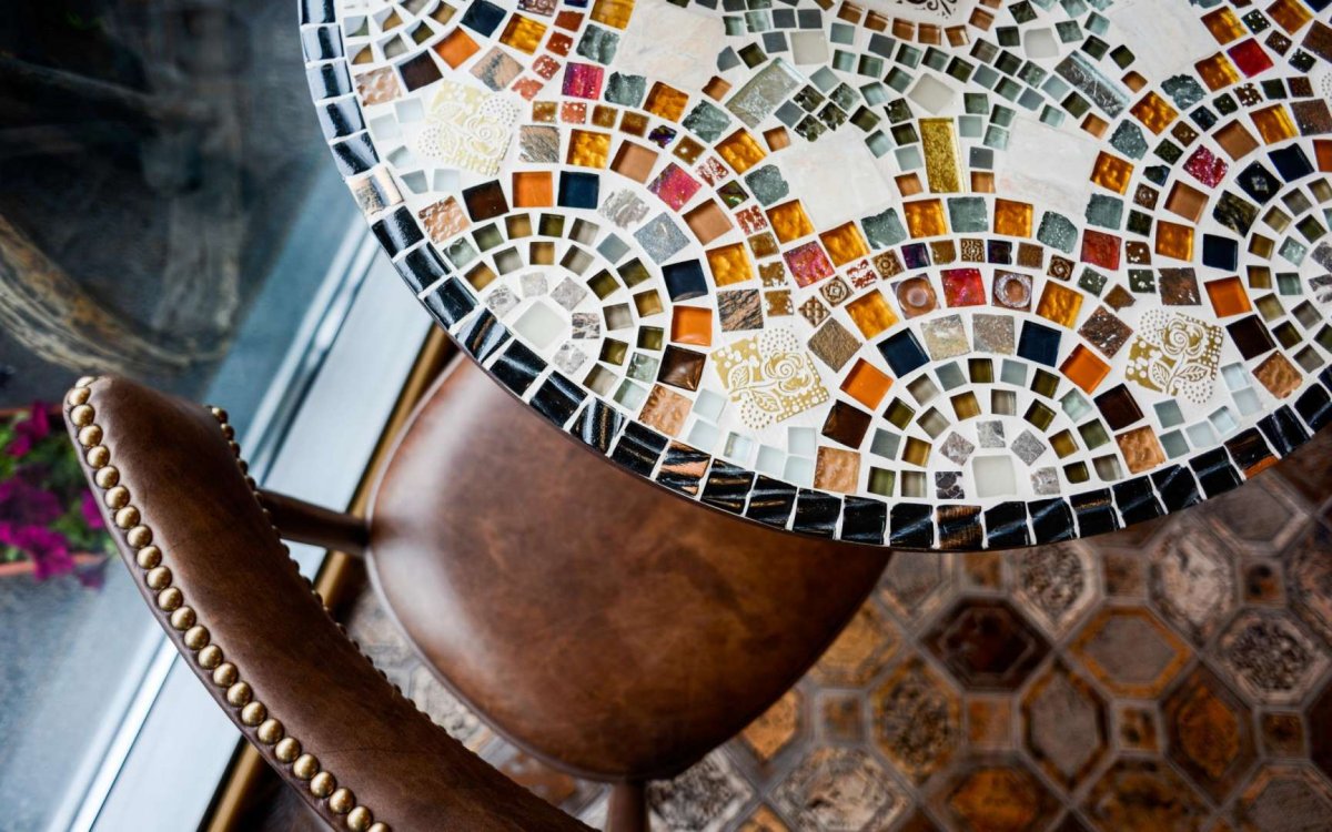 Столешница из мозаики