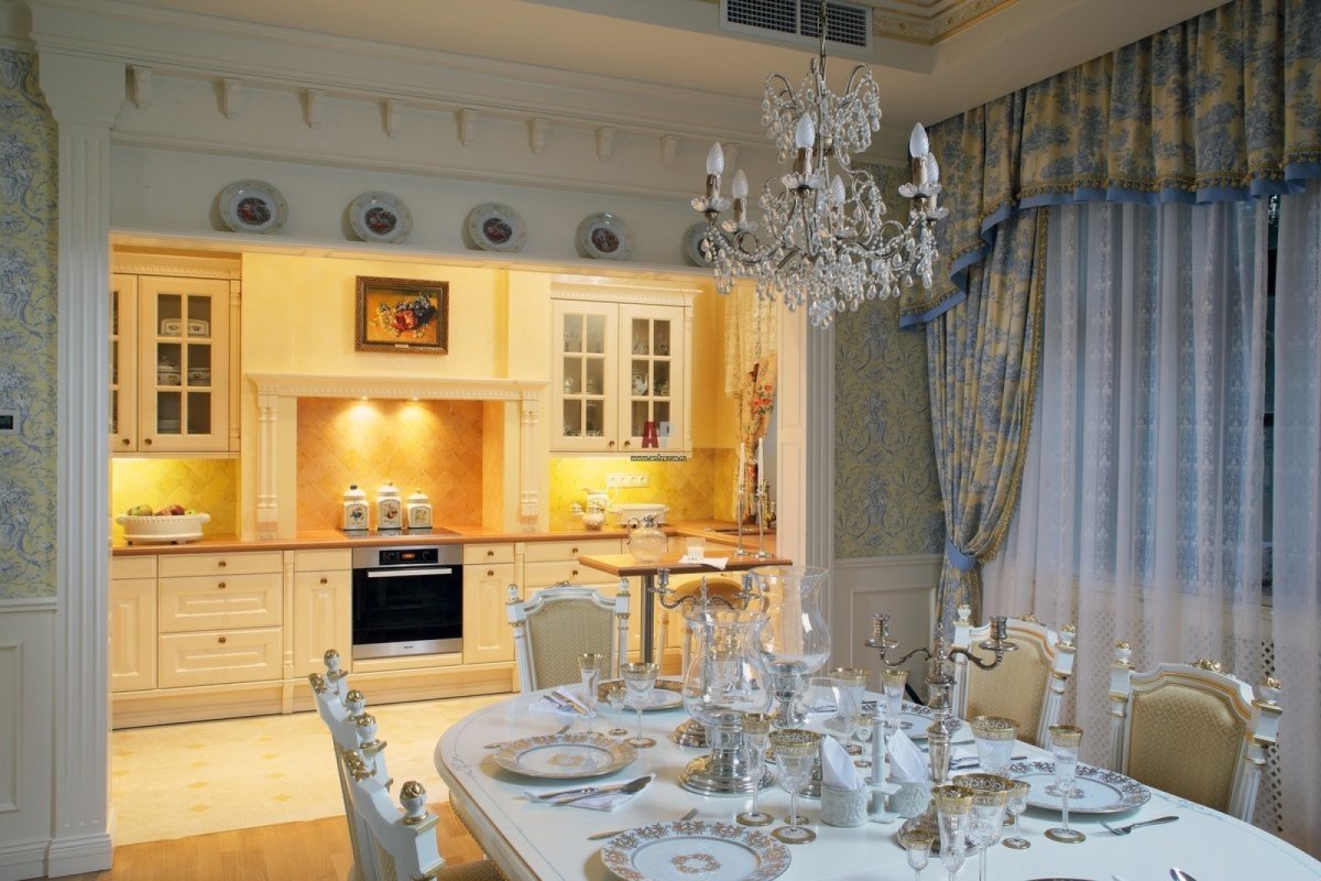 Красивые кухни столовые