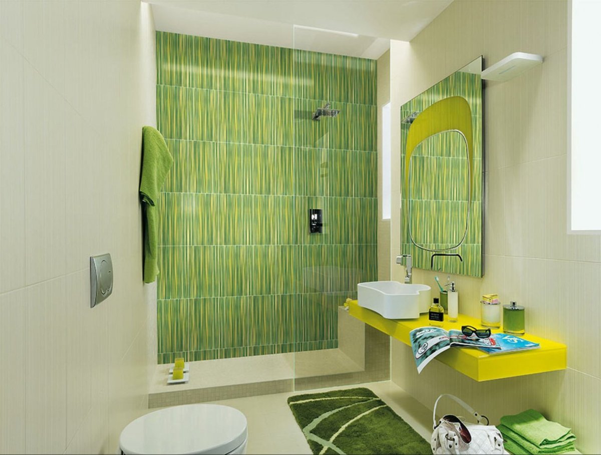 Зеленая ванная
