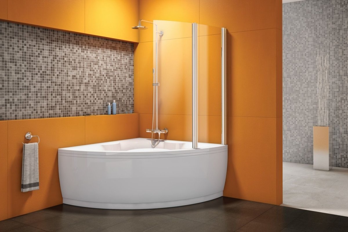 Sole TP 104 Silver transparent душевая шторка