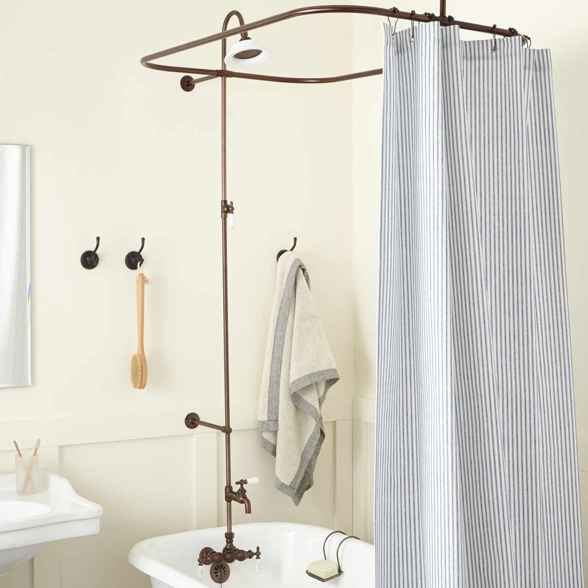 Штанга для душевой кабины для шторки