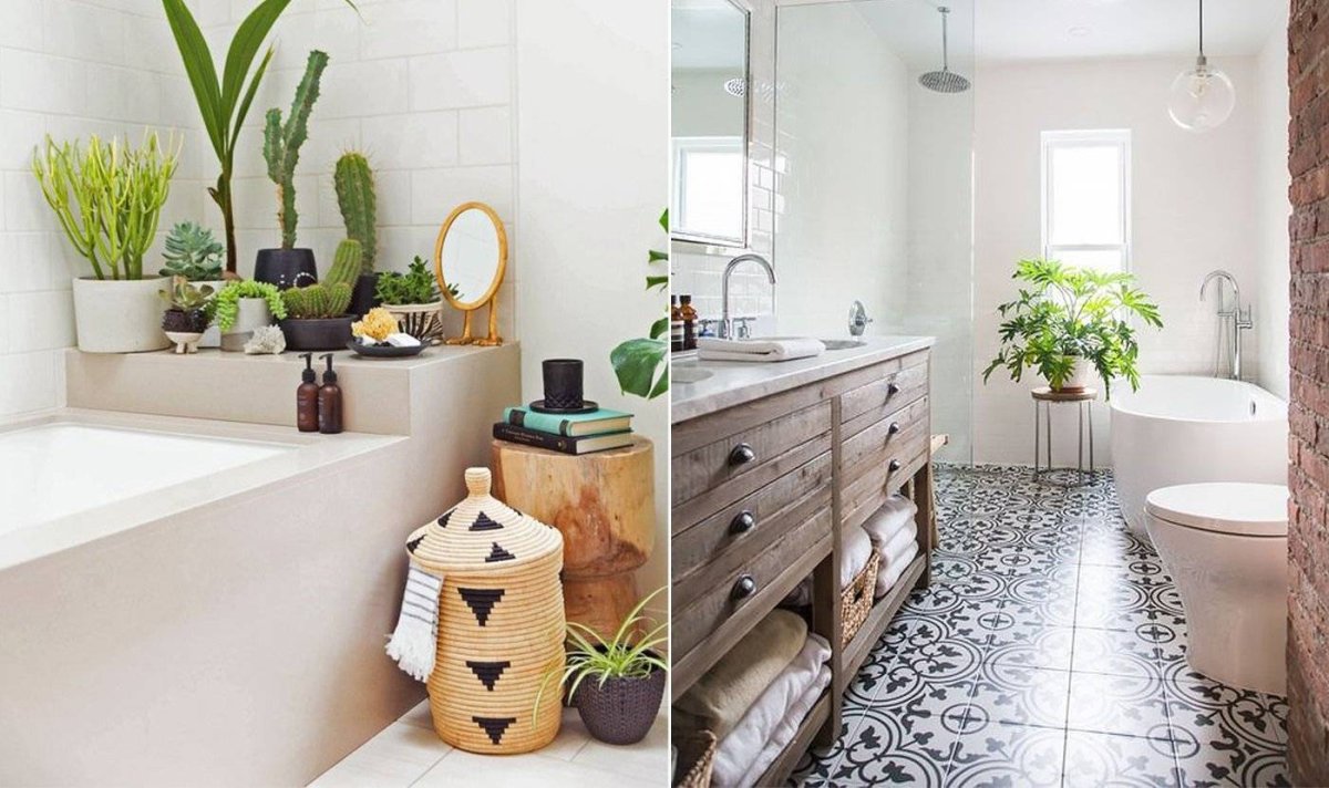 Ванная комната в стиле Сканди