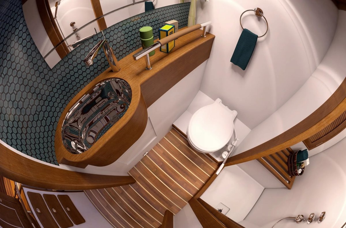 Ванная комната на яхте