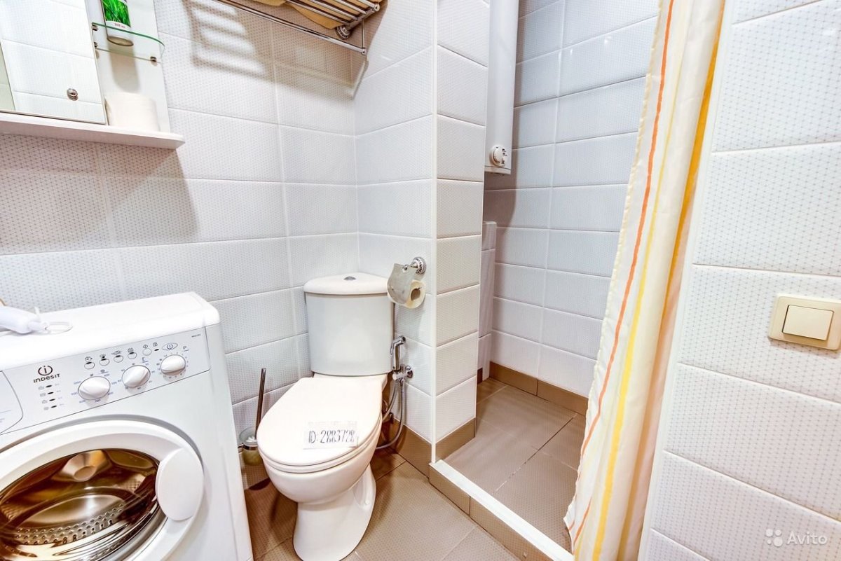 Совмещенный санузел в доме корабль