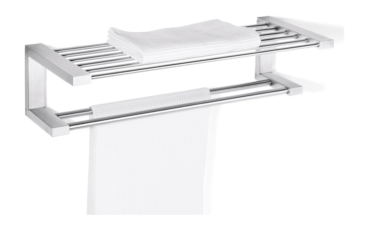 Полка для полотенец белая