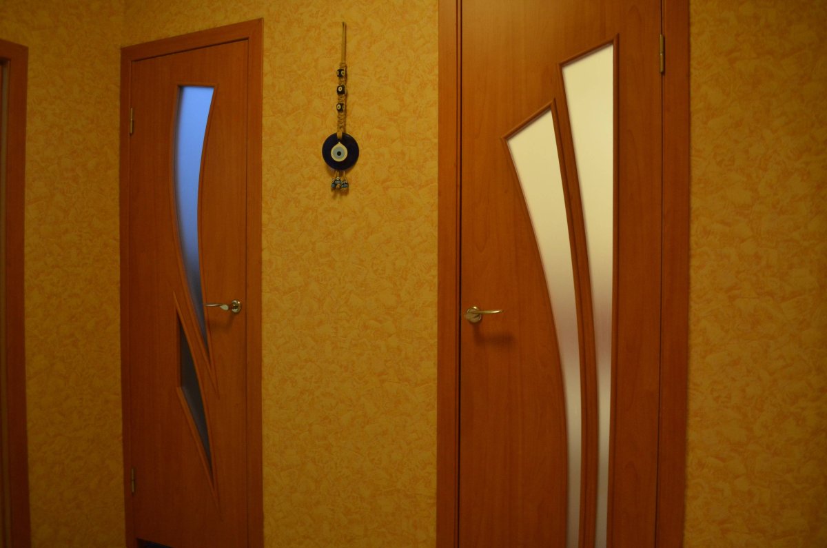 Двери в ванную комнату и туалет 55х190